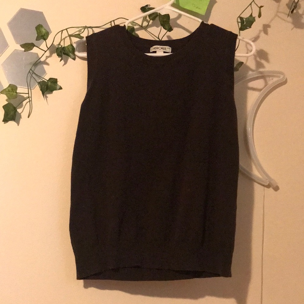 Cherokee brown sweater vest